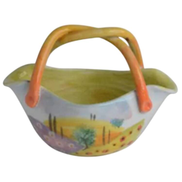 Nuovo Sogno 10" Handled Basket by Modigliani