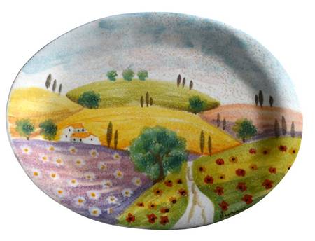 Nuovo Sogno 15" Oval Serving Platter by Modigliani