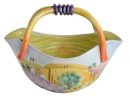 Nuovo Sogno 13" Handled Basket by Modigliani