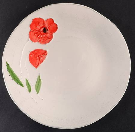 MLJ7 Hand Painted Salad Plate