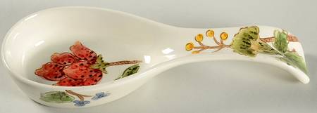 Mum Florals Spoon Rest/Holder (Holds 1 Spoon)