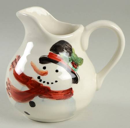 Top Hat Snowman Creamer