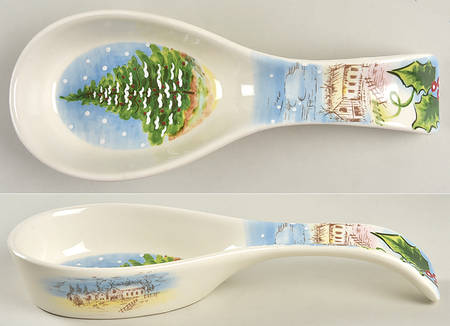 Pinesville Spoon Rest/Holder (Holds 1 Spoon)