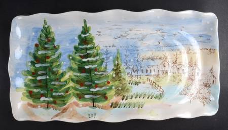 Pinesville 17" Rectangular Serving Platter