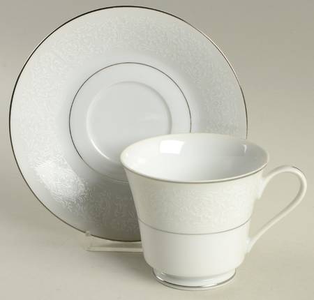 Shannon Footed Cup & Saucer Set