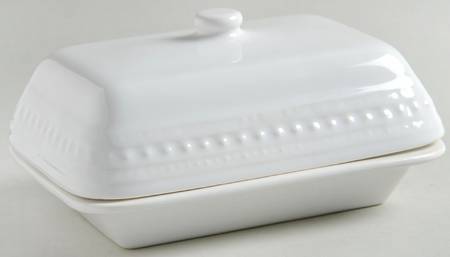 M2A20 White 1/4 Lb Covered Butter