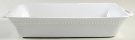 M2A20 White 16" Rectangular Baker
