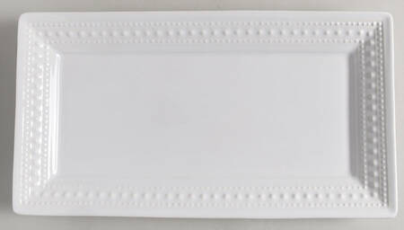 M2A20 White 13" Rectangular Serving Platter
