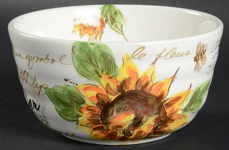 Sunflower & Tower Soup/Cereal Bowl