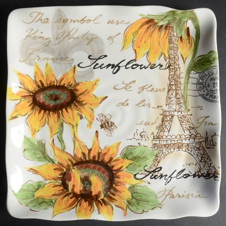 Sunflower &amp; Tower by Maxcera Corp