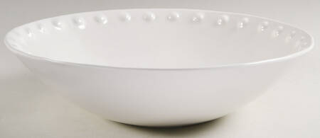 MLJ3 White 12" Round Serving Bowl