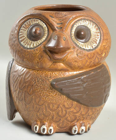 Owl Cookie Jar No Lid