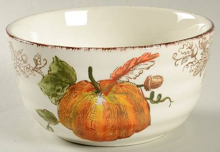 Turkey Toile Soup/Cereal Bowl