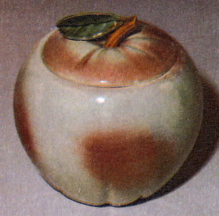Apple Cookie Jar & Lid
