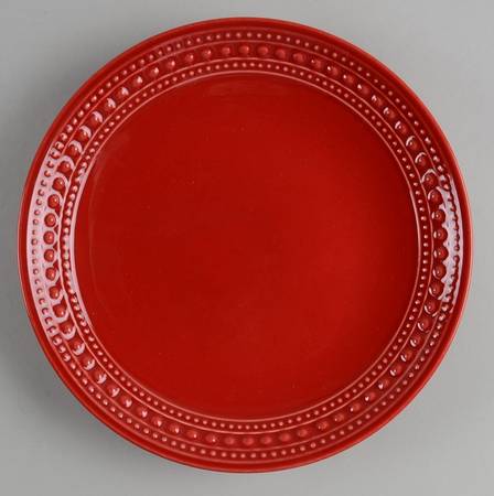 M2A20 Red Salad Plate