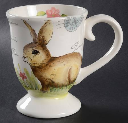 Postcard Bunny Mug