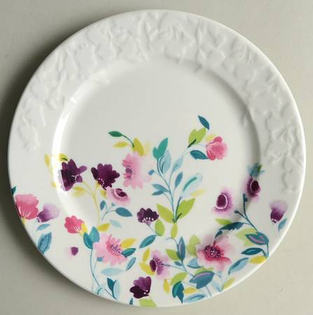 Meadow Violets Salad Plate