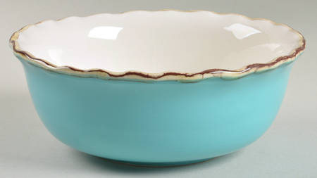 MLJ17 Turquoise Individual Dinner Bowl