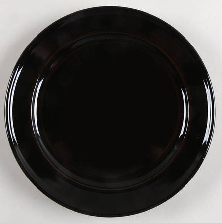 Amelia Rich Black Salad Plate