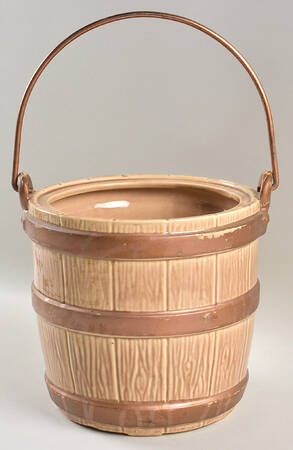 Oaken Bucket Cookie Jar No Lid by Nelson McCoy