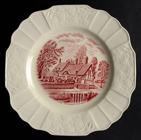 Shakespeare Land Pink (Embossed) by Myott Staffordshire