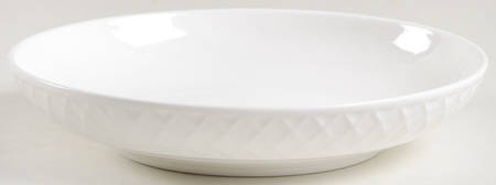 Trellis White 8" Individual Pasta Bowl