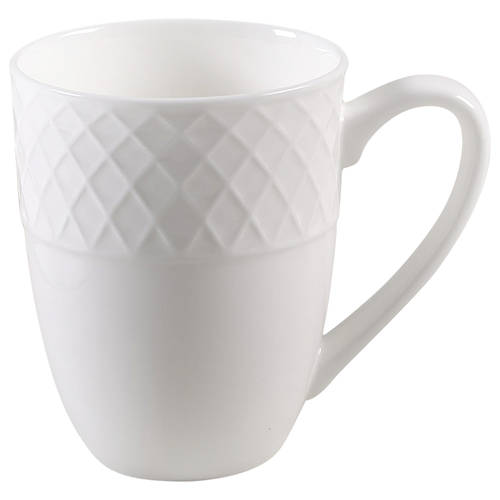 Trellis White Mug