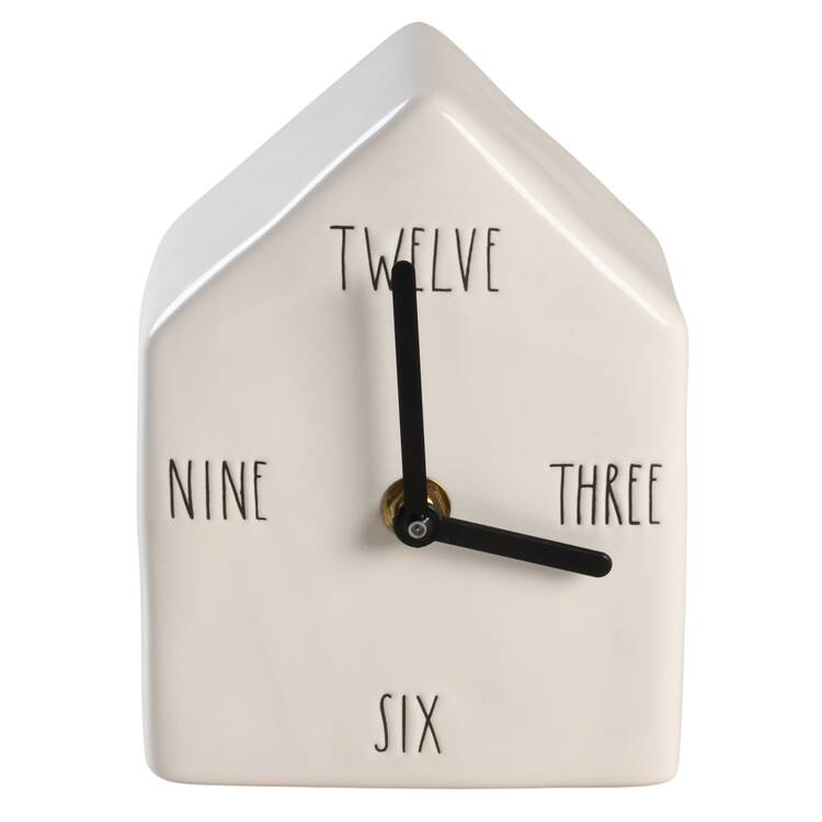 Farmhouse Mantel Clock by Magenta