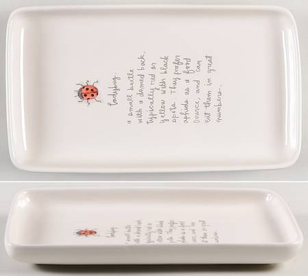 Rae Dunn Kitchenware 9" Rectangular Tray by Magenta