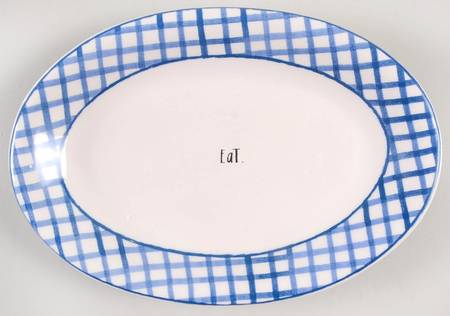 Rae Dunn Kitchenware 8" Oval Plate by Magenta