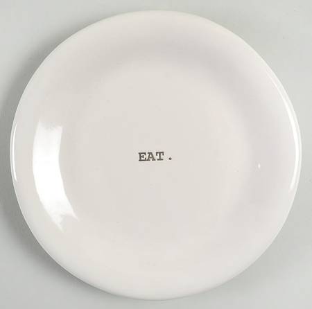 Rae Dunn Kitchenware Appetizer Plate by Magenta