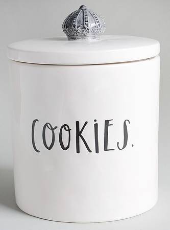 Stem Print Cookie Jar & Lid