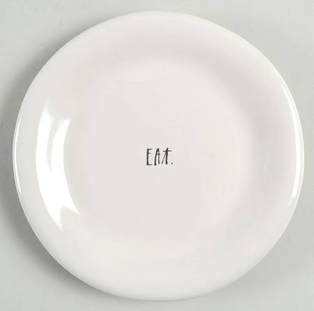 Stem Print Appetizer Plate