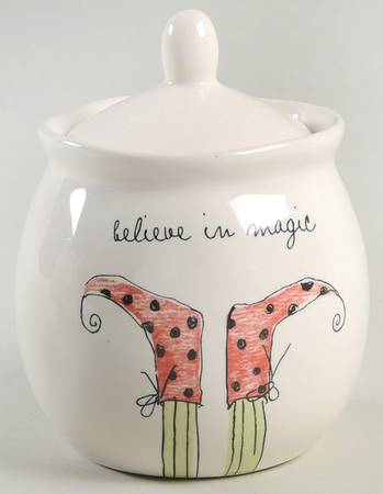 Rae Dunn Holiday Sugar Bowl & Lid