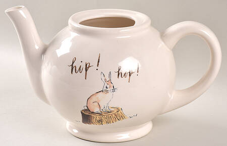 Rae Dunn Holiday Teapot No Lid