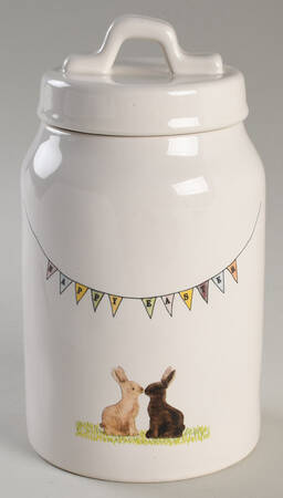 Rae Dunn Holiday Small Canister & Lid
