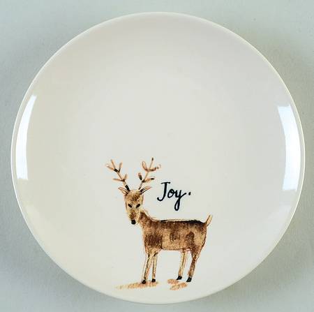 Rae Dunn Holiday Appetizer Plate