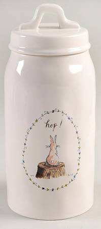 Rae Dunn Holiday Large Canister & Lid