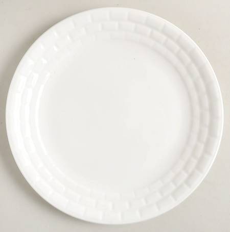 Palazzo (Embossed White) Salad Plate