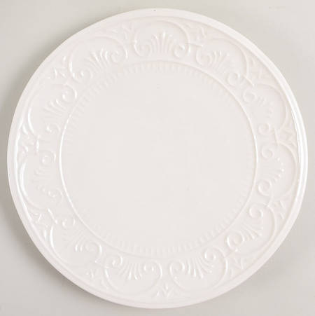 MLJ15 White Luncheon Plate