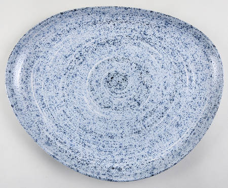 Whistler Blue 15" Oval Serving Platter