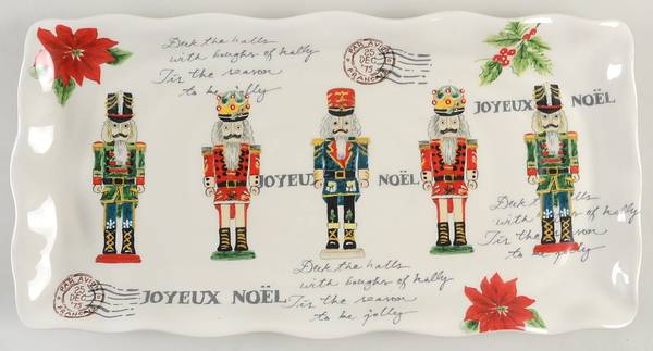 Nutcracker 17" Rectangular Serving Platter