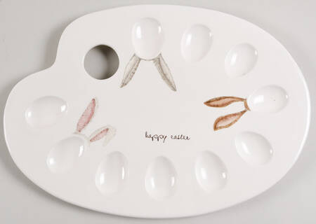Easter Bunny Ears Deviled Egg Plate by Magenta