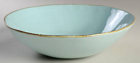 MLJ17 Aqua 12" Round Serving Bowl