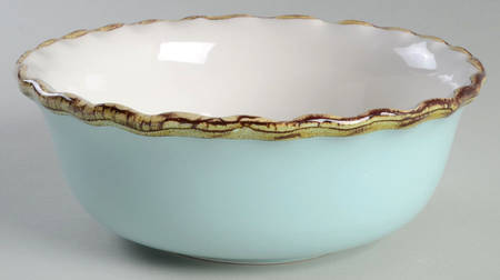 MLJ17 Aqua Individual Dinner Bowl