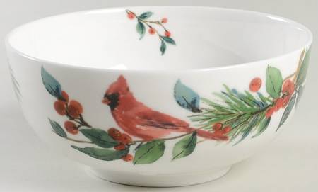 Winter Cardinal Soup/Cereal Bowl