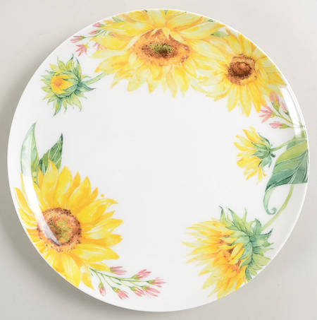 Sunflower Salad Plate