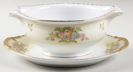 MEI1318 Gravy Boat with Attached Underplate by Meito