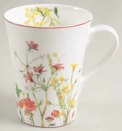 Wildflower Garden Red Mug