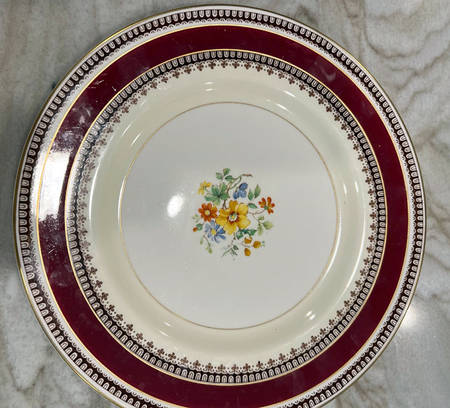 Whitsuntide Burgundy by Myott Staffordshire